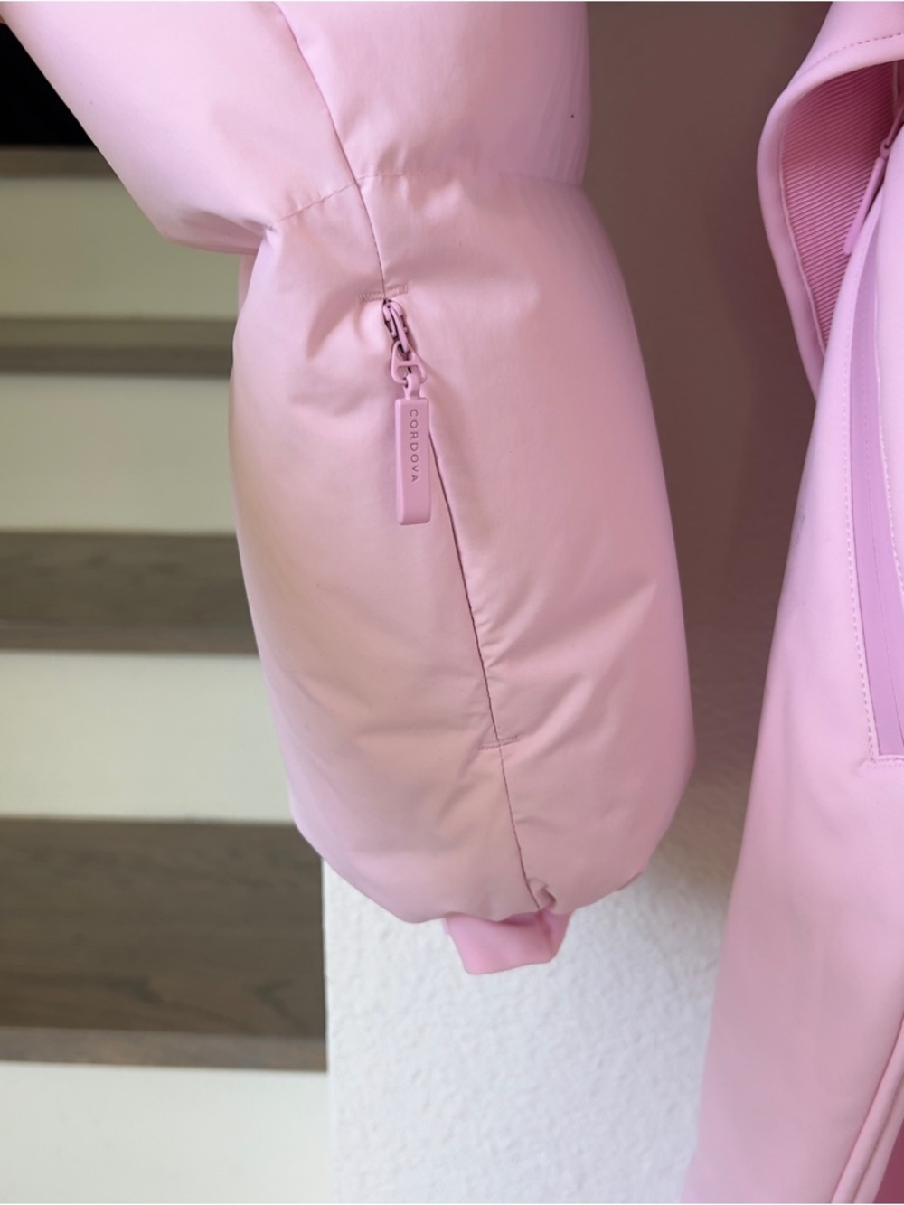 NWT Cordova Myoko Down Ski Suit in Peony Pink - Picture 11 of 16